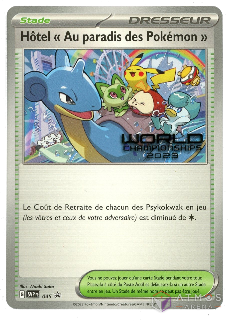 FR - Hôtel « Au paradis des Pokémon » (SVP 224) - MINT