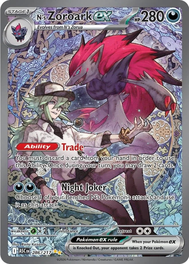 FR - CG - ME2.5 : Zoroark ex de N 286/217 - CA10 - Pokémon