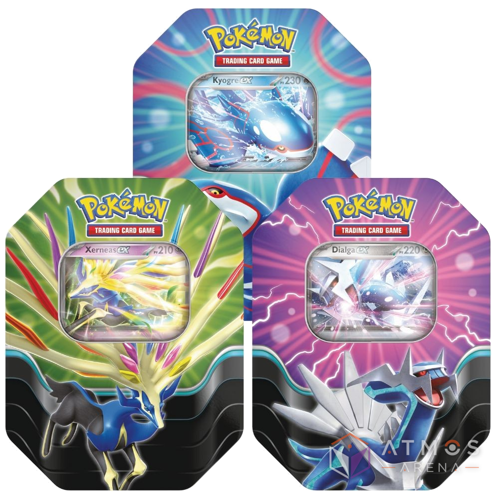 Pokémon : Pokebox Février 2025 - Kyogre, Xerneas et Dialga