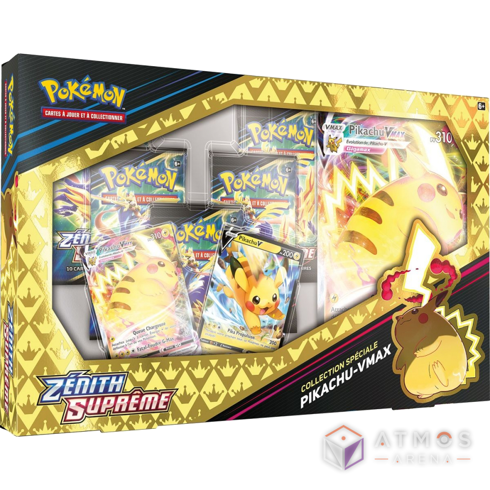 Pokémon : EB12.5 - Coffret 5 Boosters Pikachu VMax