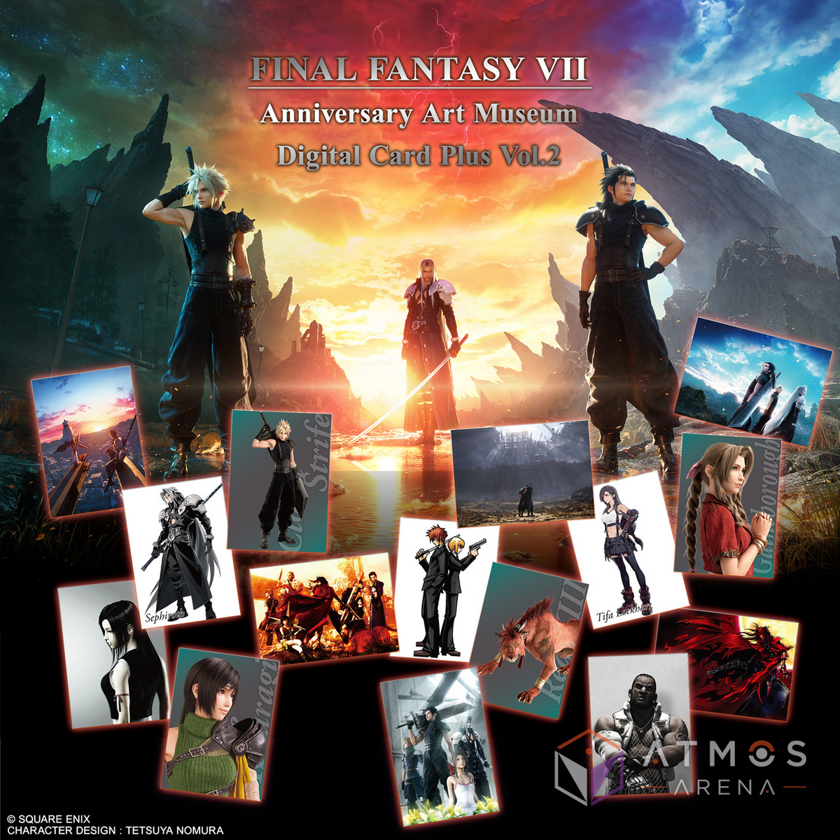 EN - Display - Anniversary Art Museum Digital Card Plus Vol.2 - Final Fantasy VII