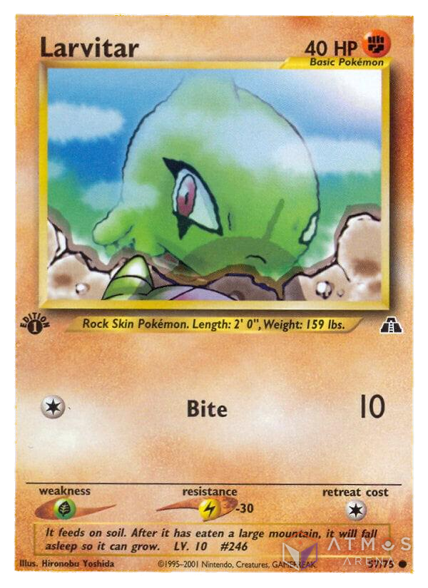 EN - Larvitar (NDI 57) [MINT]
