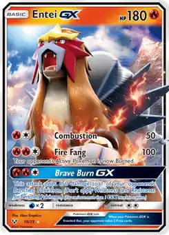 FR - PG - SL3.5 : Entei GX 10/73 - Pokémon