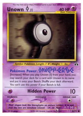 EN - Unown [I] (NDI 68) [MINT]