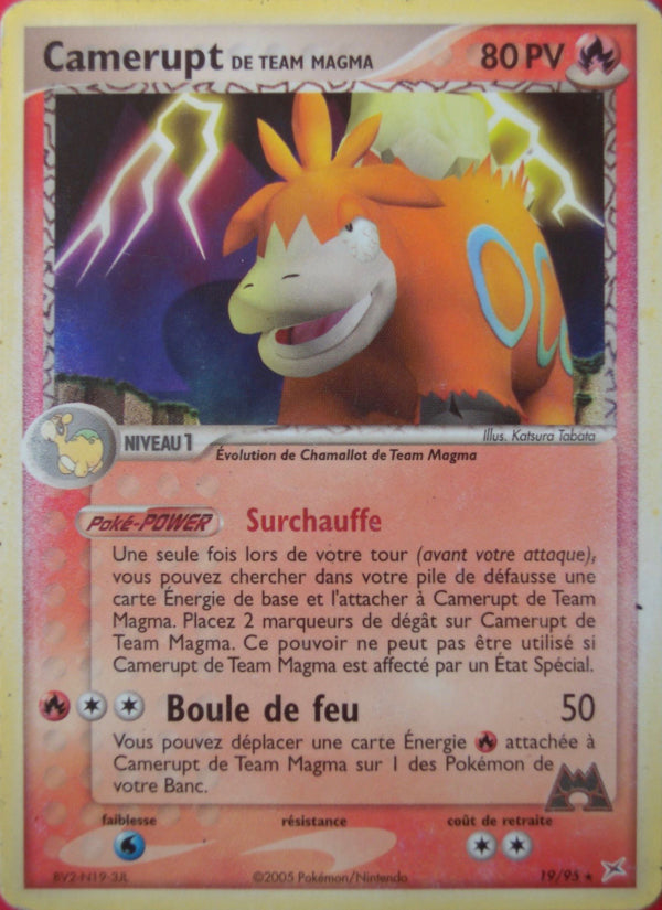 FR - Camerupt de Team Magma (MA 19) (S)