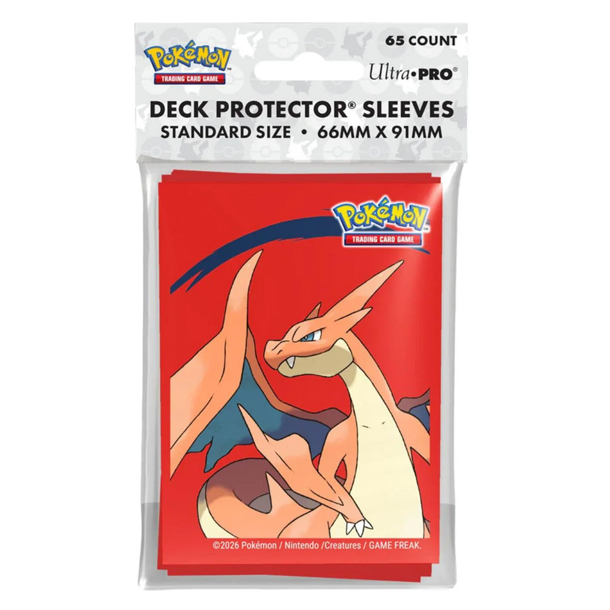 Pack 65 Sleeves Mega Charizard Y - Ultra Pro
