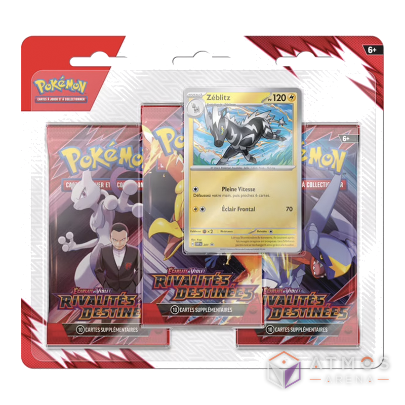 FR - Rivalités Destinées - EV10 - Tripack - Pokémon