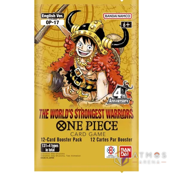EN - OP17 : The world's strongest warriors - Booster - One piece
