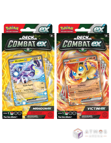 FR - Deck Combat ex - Miraidon ou Victini - Pokémon (aléatoire)