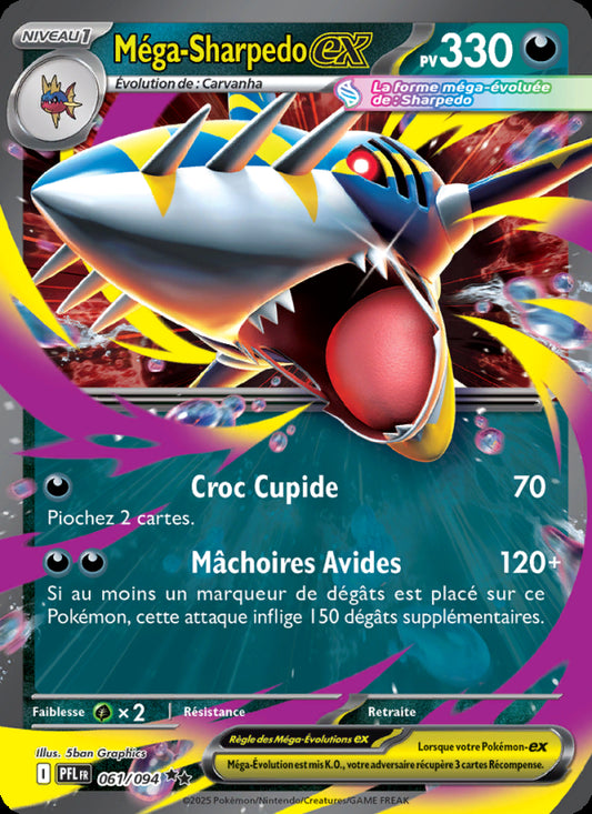 Méga-Sharpedo Ex 061/094