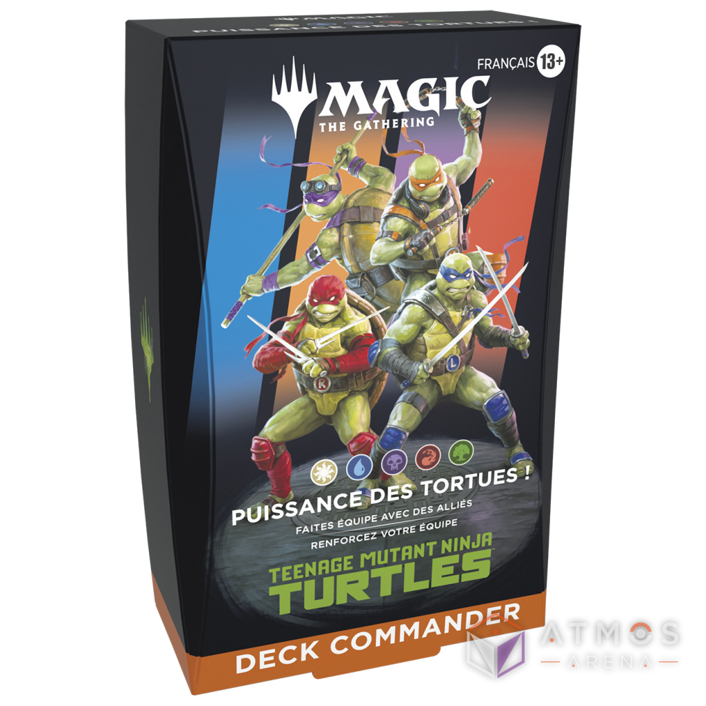 FR - Puissance des tortues - Teenage Mutant Ninja Turtles - Deck Commander - MTG