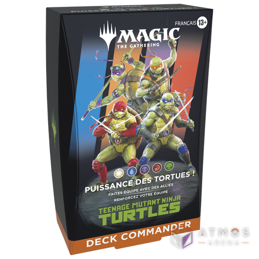 FR - Puissance des tortues - Teenage Mutant Ninja Turtles - Deck Commander - MTG