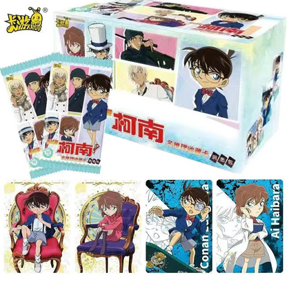 Official Chinese Detective Conan Booster Box Sealed Trading Cards 18 Boosters