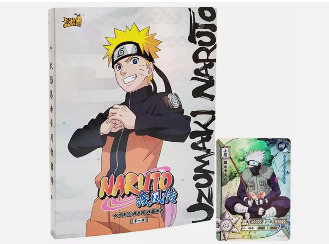 NARUTO Kayou Storage Binder Compatible with Pokémon, MTG and Others - 80 Cards