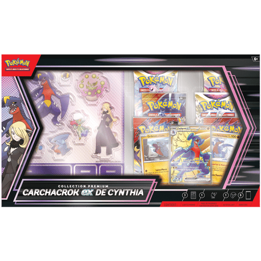 Collection Premium Carchacrok ex de Cynthia - FR - Pokémon